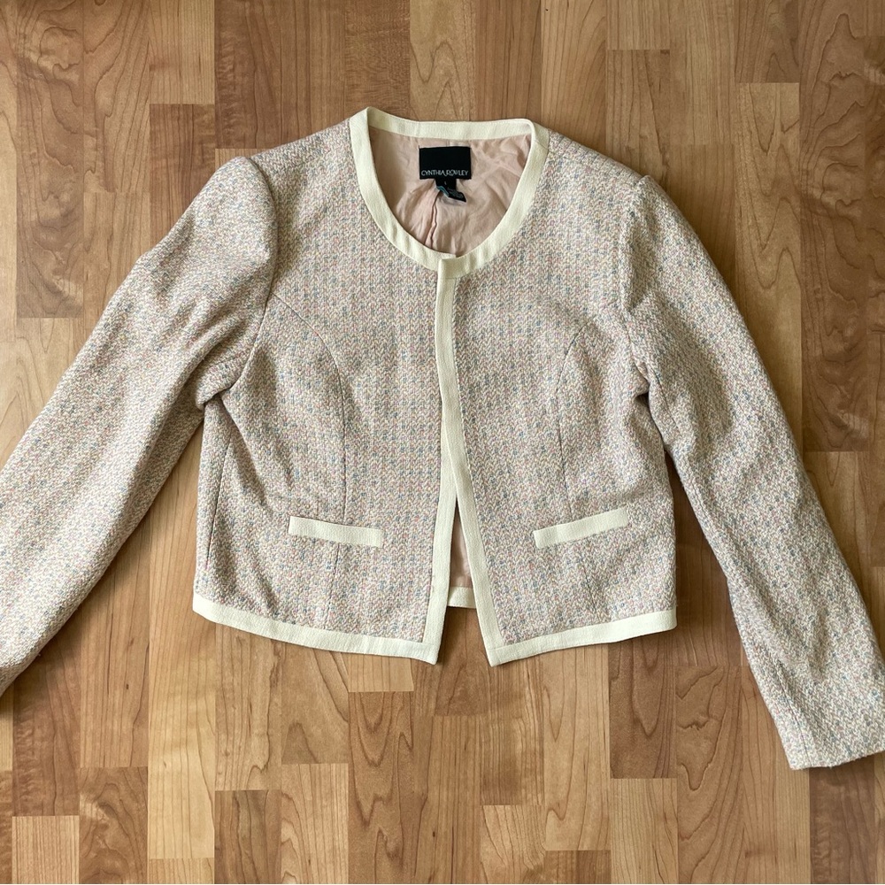 Cynthia Rowley Large Tweed Jacket